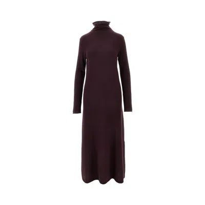 Lisa Yang 'ailina' Cashmere Dress In Burgundy