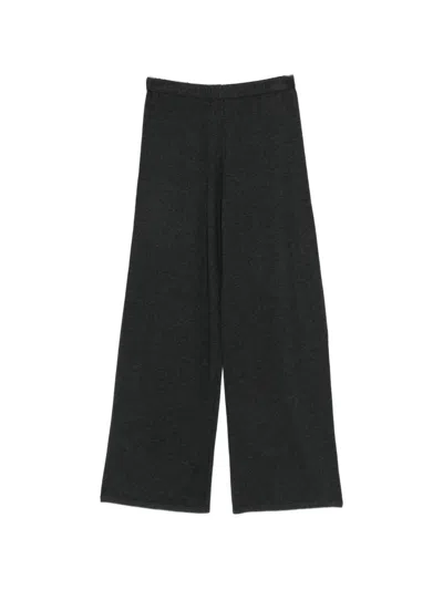 Lisa Yang Aina Knitted Trousers In Gray