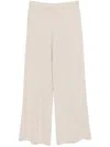 Lisa Yang Elastic Waist Casual Pants In Neutrals