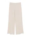 Lisa Yang Drawstring Cashmere Trousers In White