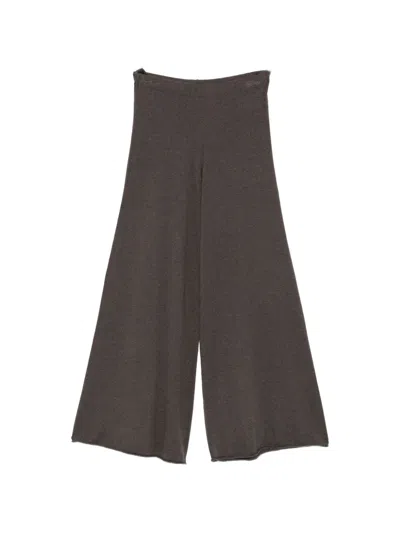 Lisa Yang Ainsley Cashmere Wide-leg Trousers In Brown