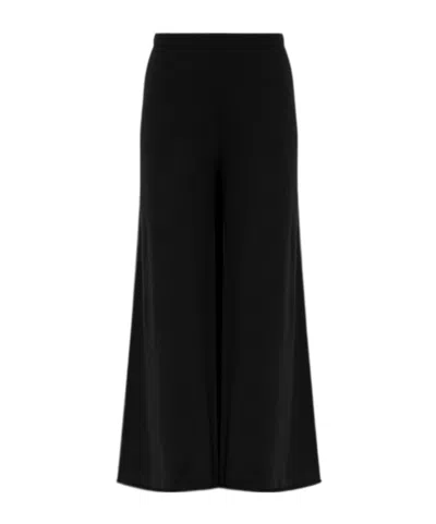 Lisa Yang Ainsley Wide-leg Knitted Trousers In Black