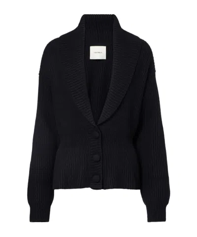 Lisa Yang Alessandra Cashmere Cardigan In Black