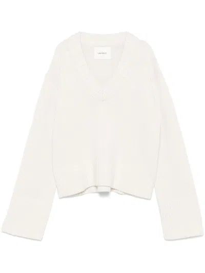 Lisa Yang Aletta Sweater In Cr Cream