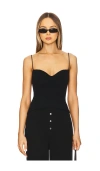 Lisa Yang Brown Alicia Camisole In 블랙