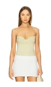 Lisa Yang Alicia Top In Lemon Sorbet