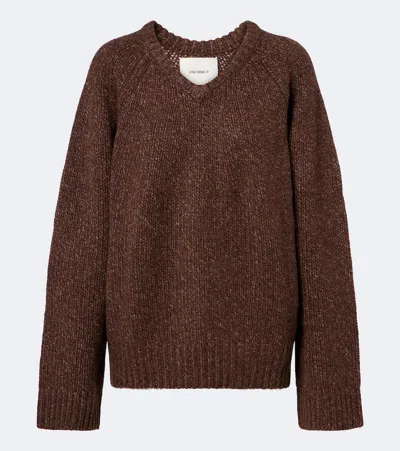 Lisa Yang Aloia Cashmere Sweater In Brown