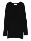 Lisa Yang Amalea Cotton And Cashmere Sweater In Black