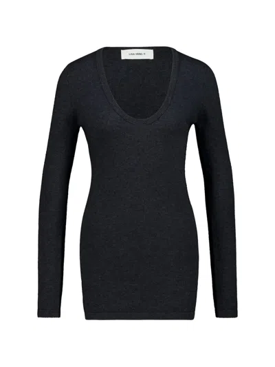 Lisa Yang Amalea Long-sleeve Sweater In Black