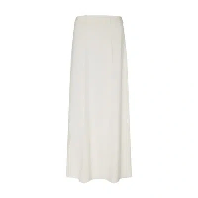 Lisa Yang Ameline Cashmere Long Skirt In White