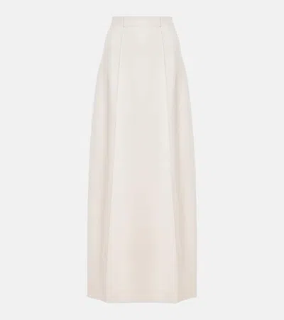 Lisa Yang Ameline Cashmere Maxi Skirt In White