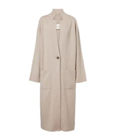 Lisa Yang Amie Cashmere Coat In Neutral
