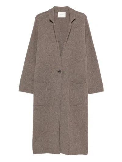 Lisa Yang Amie Double-face Cashmere Jacket In Marrone