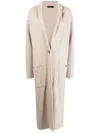 Lisa Yang Aimee Longline Cashmere Cardigan In Brown