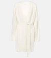 Lisa Yang Amina Cashmere Cardigan In White