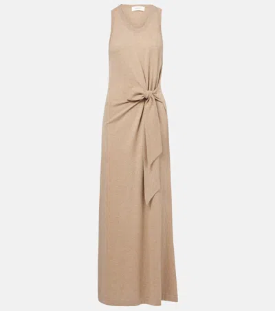 Lisa Yang Angeline Cotton And Cashmere Maxi Dress
