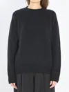 Lisa Yang Anine Crew-neck Ribbed Sweater In Blue