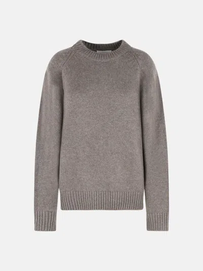 Lisa Yang Anine Cashmere Crew Neck Sweater In Brown