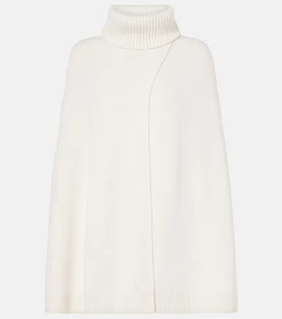 Lisa Yang Annie Cashmere Poncho In White