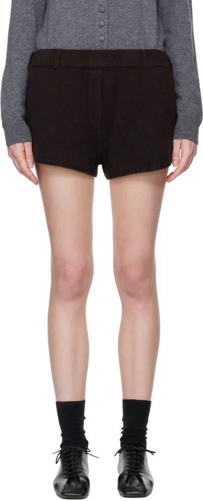 Lisa Yang Annora Shorts In Brown