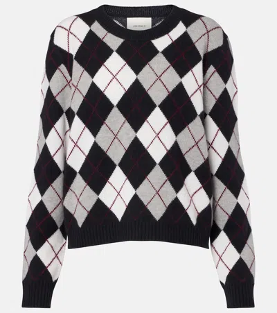 Lisa Yang Antoni Argyle Cashmere Sweater In Multi