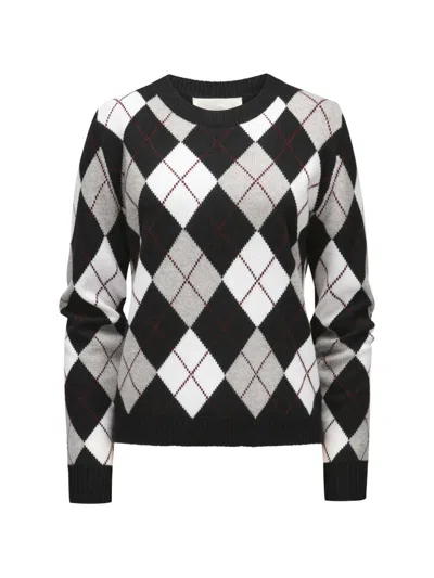 Lisa Yang Antoni Argyle-knit Cashmere Sweater In Multi
