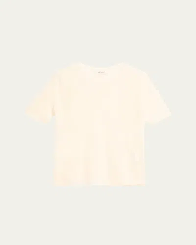 Lisa Yang Ari Cashmere T-shirt In Cream