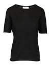 Lisa Yang Ari T-shirt Tops Black In Black