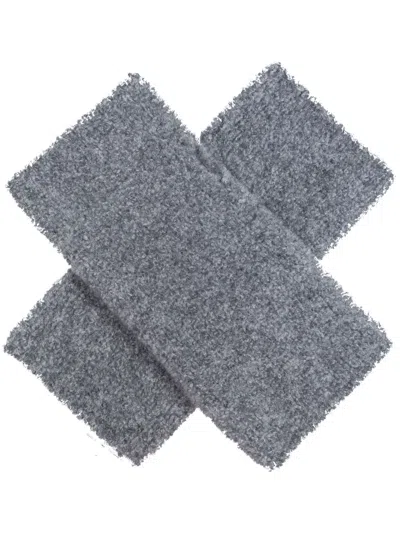 Lisa Yang Arm Fingerless Gloves In Grey