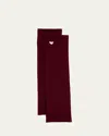 Lisa Yang Aspen Cashmere Arm Warmers In Cherry Soft Pink Ck