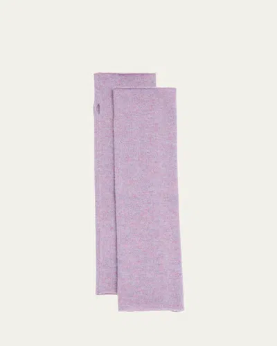 Lisa Yang Aspen Cashmere Arm Warmers In Irs Melange Navy Ia