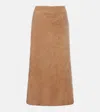 Lisa Yang Asta Cashmere Maxi Skirt In Brown