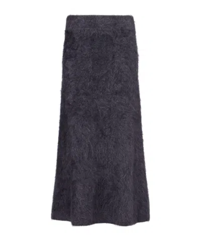 Lisa Yang Asta Cashmere Midi Skirt In Multi