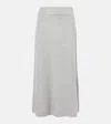 Lisa Yang The Clementine Cashmere Midi Skirt In Grey