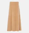 Lisa Yang Asta Cashmere Midi Skirt In Pink