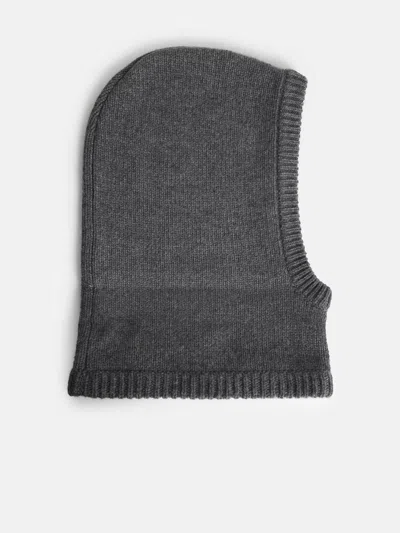 Lisa Yang 'astri' Graphite Cashmere Balaclava In Gray