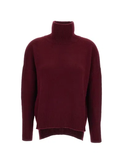Lisa Yang Heavy-knit Relaxed-fit Turtleneck Cashmere Sweater In Purple