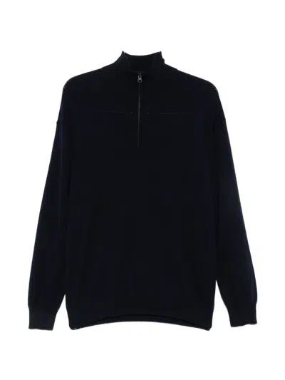 Lisa Yang Augustus Quarter-zip Sweater In Black