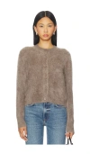 Lisa Yang Azalea Cardigan In Animal Print