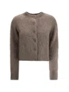 Lisa Yang Azalea Cardigan In Brown
