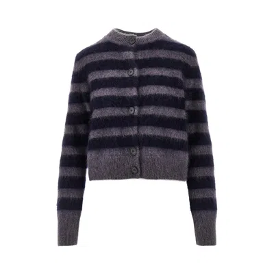 Lisa Yang 'azalea' Cashmere Cardigan In Blue