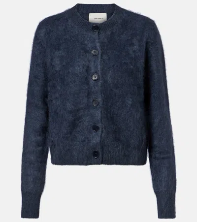 Lisa Yang Azalea Cashmere Cardigan In Blue