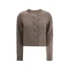 Lisa Yang Azalea Cardigan In Brown