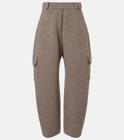 Lisa Yang Azaria Cargo Knitted Trousers In Multi