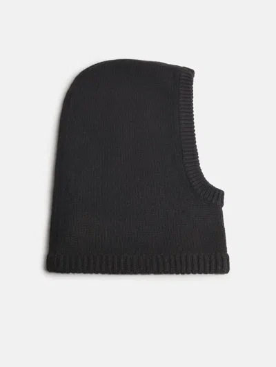 Lisa Yang Balacava 'astri' In Dark Brown Cashmere In Gray
