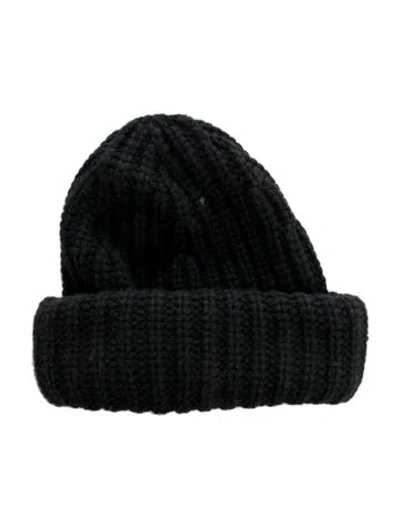 Pre-owned Lisa Yang Beanie Hat In Black