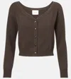 Lisa Yang Cardigan Beata Aus Kaschmir In Brown