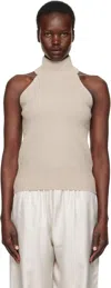 Lisa Yang Beige Freya Tank Top In Sa Sand