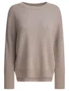 Lisa Yang Beige Knitted Cashmere Knitwear In Neutral