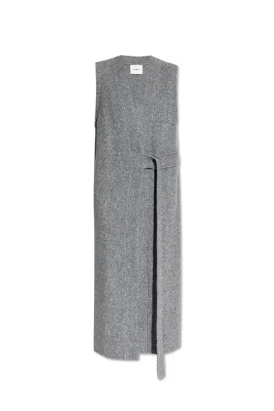 Lisa Yang Helga Belted Cashmere Coat In Grey